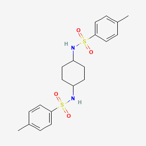 molecular formula C20H26N2O4S2 B3517440 4-methyl-N-[4-[(4-methylphenyl)sulfonylamino]cyclohexyl]benzenesulfonamide 