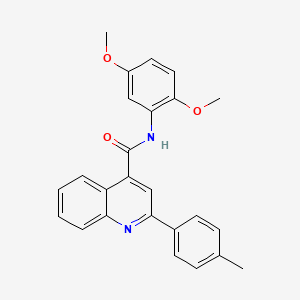 N-(2,5-dimethoxyphenyl)-2-(4-methylphenyl)quinoline-4-carboxamide