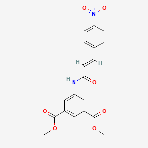 dimethyl 5-{[3-(4-nitrophenyl)acryloyl]amino}isophthalate