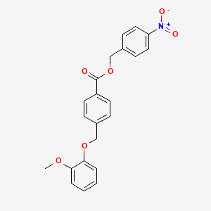 4-nitrobenzyl 4-[(2-methoxyphenoxy)methyl]benzoate