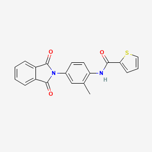 N-[4-(1,3-dioxoisoindol-2-yl)-2-methylphenyl]thiophene-2-carboxamide