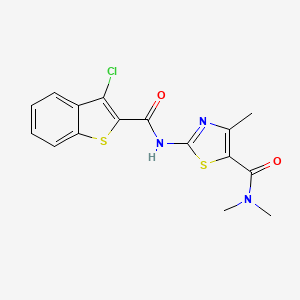 2-(3-CHLORO-1-BENZOTHIOPHENE-2-AMIDO)-NN4-TRIMETHYL-13-THIAZOLE-5-CARBOXAMIDE