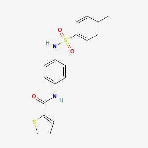 N-[4-(4-METHYLBENZENESULFONAMIDO)PHENYL]THIOPHENE-2-CARBOXAMIDE