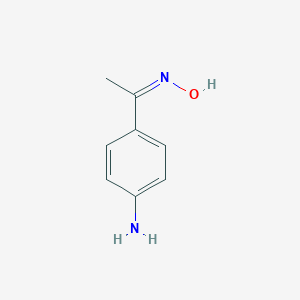 B351760 (NZ)-N-[1-(4-aminophenyl)ethylidene]hydroxylamine CAS No. 38063-81-9