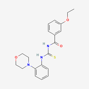 3-ethoxy-N-{[2-(morpholin-4-yl)phenyl]carbamothioyl}benzamide