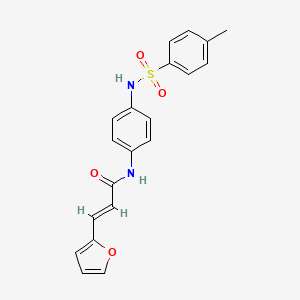 3-(2-furyl)-N-(4-{[(4-methylphenyl)sulfonyl]amino}phenyl)acrylamide