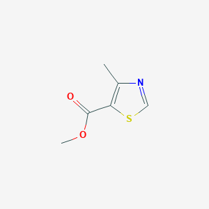 molecular formula C6H7NO2S B351778 4-甲基噻唑-5-甲酸甲酯 CAS No. 81569-44-0