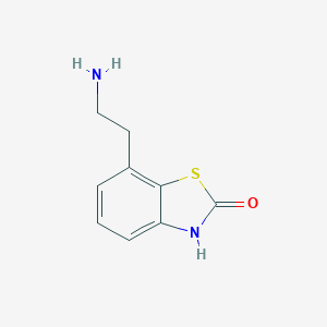 molecular formula C9H10N2OS B035179 7-(2-Amino-ethyl)-3H-benzothiazol-2-one CAS No. 108773-10-0