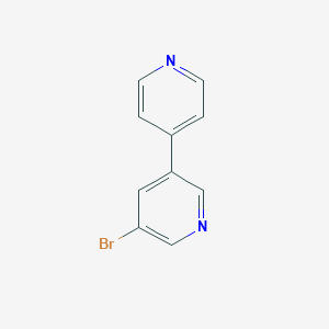 molecular formula C10H7BrN2 B035180 5-溴-3,4'-联吡啶 CAS No. 106047-38-5