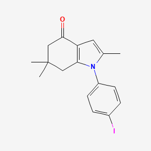 1-(4-iodophenyl)-2,6,6-trimethyl-1,5,6,7-tetrahydro-4H-indol-4-one