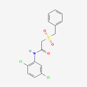 N-(2,5-DICHLOROPHENYL)-2-PHENYLMETHANESULFONYLACETAMIDE