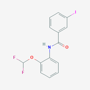 N-[2-(difluoromethoxy)phenyl]-3-iodobenzamide