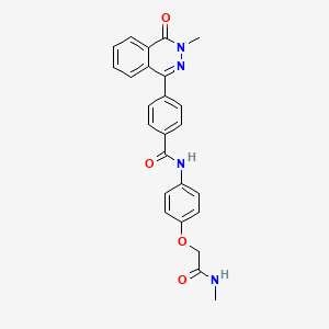 N-{4-[2-(methylamino)-2-oxoethoxy]phenyl}-4-(3-methyl-4-oxo-3,4-dihydro-1-phthalazinyl)benzamide