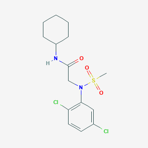 N~1~-cyclohexyl-N~2~-(2,5-dichlorophenyl)-N~2~-(methylsulfonyl)glycinamide