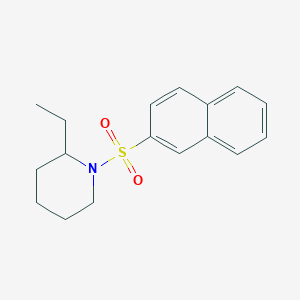 molecular formula C17H21NO2S B351831 2-Ethyl-1-(2-naphthylsulfonyl)piperidine CAS No. 322414-01-7