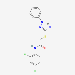 N-(2,4-dichlorophenyl)-2-[(1-phenyl-1H-1,2,4-triazol-3-yl)thio]acetamide