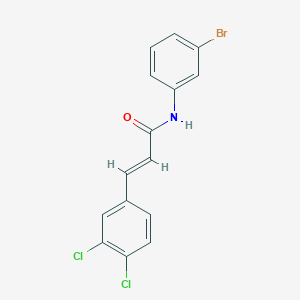 N-(3-bromophenyl)-3-(3,4-dichlorophenyl)acrylamide