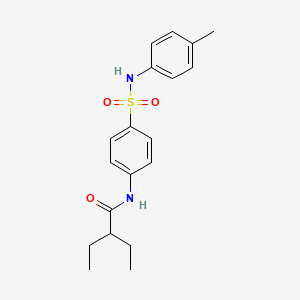 2-ethyl-N-{4-[(4-methylphenyl)sulfamoyl]phenyl}butanamide