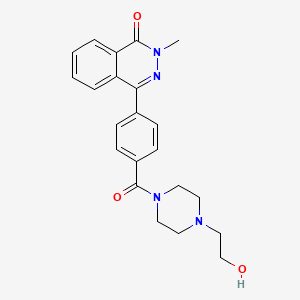 4-(4-{[4-(2-hydroxyethyl)piperazin-1-yl]carbonyl}phenyl)-2-methylphthalazin-1(2H)-one