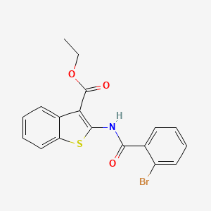 ethyl 2-(2-bromobenzamido)benzo[b]thiophene-3-carboxylate