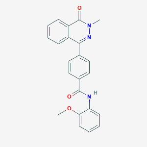 N-(2-methoxyphenyl)-4-(3-methyl-4-oxo-3,4-dihydro-1-phthalazinyl)benzamide