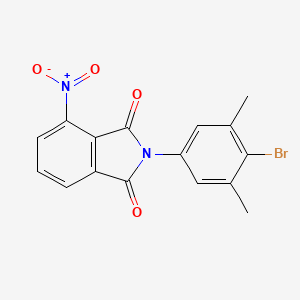 molecular formula C16H11BrN2O4 B3518841 2-(4-bromo-3,5-dimethylphenyl)-4-nitro-1H-isoindole-1,3(2H)-dione 