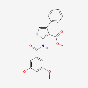 methyl 2-[(3,5-dimethoxybenzoyl)amino]-4-phenyl-3-thiophenecarboxylate