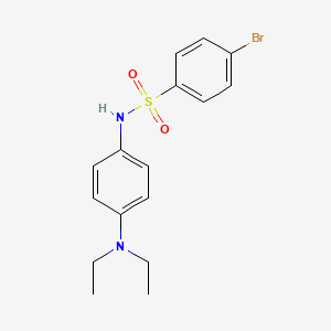 4-BROMO-N-[4-(DIETHYLAMINO)PHENYL]BENZENE-1-SULFONAMIDE