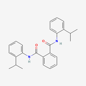 molecular formula C26H28N2O2 B3518977 N~1~,N~2~-bis(2-isopropylphenyl)phthalamide 