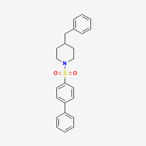 4-benzyl-1-(4-biphenylylsulfonyl)piperidine