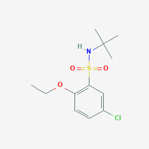 molecular formula C12H18ClNO3S B351901 N-tert-butyl-5-chloro-2-ethoxybenzenesulfonamide CAS No. 873589-02-7