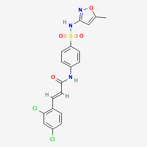 3-(2,4-dichlorophenyl)-N-(4-{[(5-methyl-3-isoxazolyl)amino]sulfonyl}phenyl)acrylamide