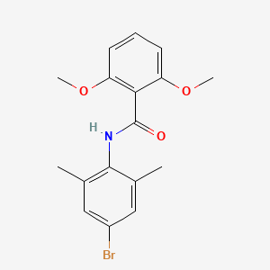 molecular formula C17H18BrNO3 B3519111 N-(4-bromo-2,6-dimethylphenyl)-2,6-dimethoxybenzamide 