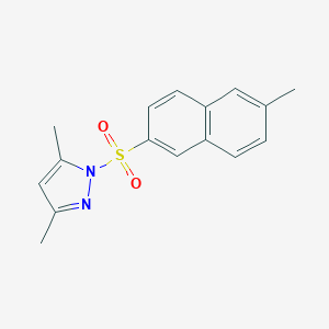 3,5-dimethyl-1-[(6-methylnaphthalen-2-yl)sulfonyl]-1H-pyrazole