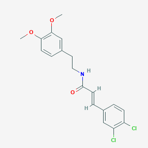 3-(3,4-dichlorophenyl)-N-[2-(3,4-dimethoxyphenyl)ethyl]acrylamide