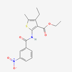 ethyl 4-ethyl-5-methyl-2-[(3-nitrobenzoyl)amino]-3-thiophenecarboxylate