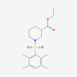 Ethyl 1-(2,3,5,6-tetramethylphenyl)sulfonylpiperidine-3-carboxylate
