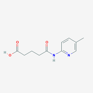 5-[(5-methyl-2-pyridinyl)amino]-5-oxopentanoic acid