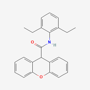 N-(2,6-diethylphenyl)-9H-xanthene-9-carboxamide