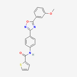 N~2~-{4-[5-(3-METHOXYPHENYL)-1,2,4-OXADIAZOL-3-YL]PHENYL}-2-THIOPHENECARBOXAMIDE