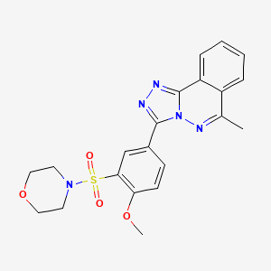 4-(2-METHOXY-5-{6-METHYL-[1,2,4]TRIAZOLO[3,4-A]PHTHALAZIN-3-YL}BENZENESULFONYL)MORPHOLINE