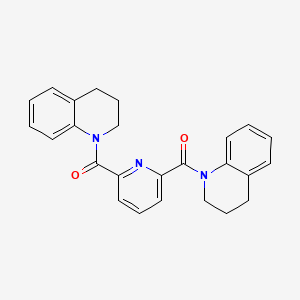 [6-(3,4-dihydro-2H-quinoline-1-carbonyl)pyridin-2-yl]-(3,4-dihydro-2H-quinolin-1-yl)methanone