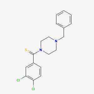 (4-Benzylpiperazin-1-yl)(3,4-dichlorophenyl)methanethione