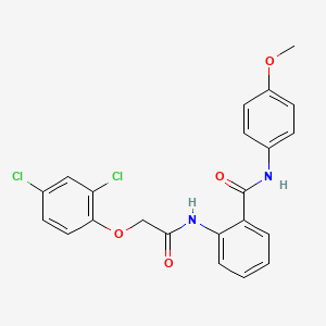 2-{[2-(2,4-DICHLOROPHENOXY)ACETYL]AMINO}-N-(4-METHOXYPHENYL)BENZAMIDE