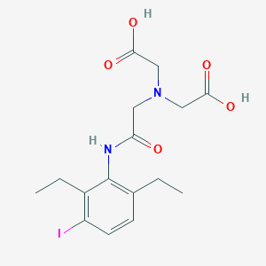 molecular formula C16H21IN2O5 B035197 加替非宁 CAS No. 106719-74-8