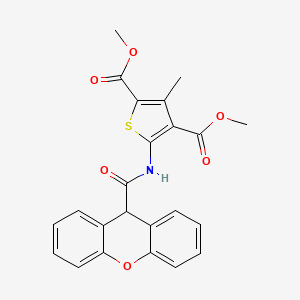 dimethyl 3-methyl-5-[(9H-xanthen-9-ylcarbonyl)amino]-2,4-thiophenedicarboxylate