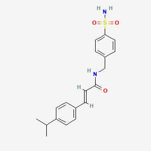 N-[4-(aminosulfonyl)benzyl]-3-(4-isopropylphenyl)acrylamide