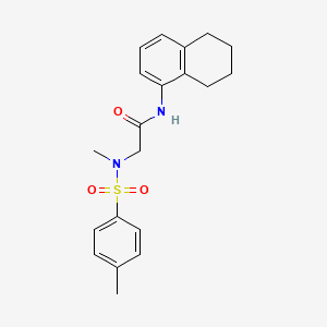 N~2~-methyl-N~2~-[(4-methylphenyl)sulfonyl]-N~1~-(5,6,7,8-tetrahydro-1-naphthalenyl)glycinamide