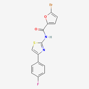 molecular formula C14H8BrFN2O2S B3519901 5-bromo-N-[4-(4-fluorophenyl)-1,3-thiazol-2-yl]furan-2-carboxamide 