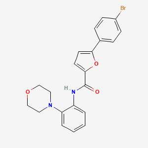 5-(4-bromophenyl)-N-[2-(4-morpholinyl)phenyl]-2-furamide